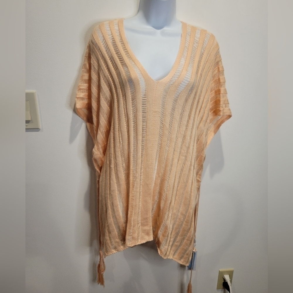 New cupshe one size peachy beach cover up